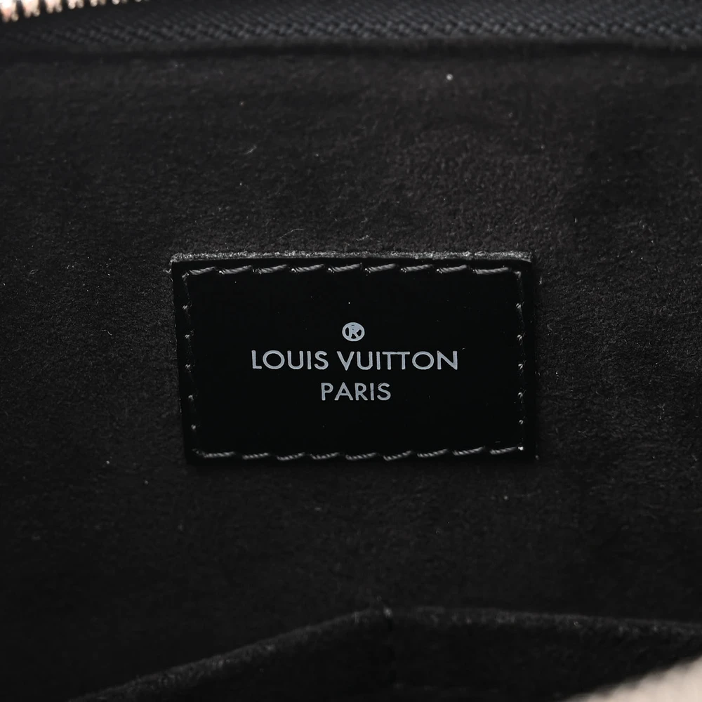 Louis Vuitton Alma GM Black Epi Leather Electric Silver Hardware