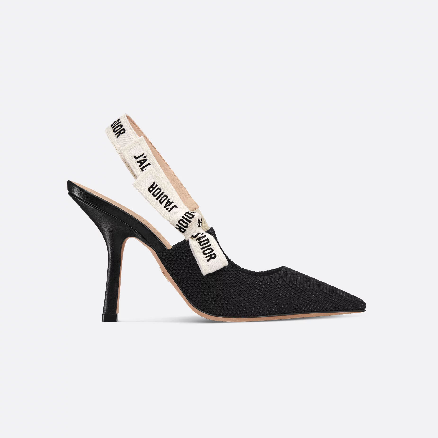 Dior black pointy stiletto heels