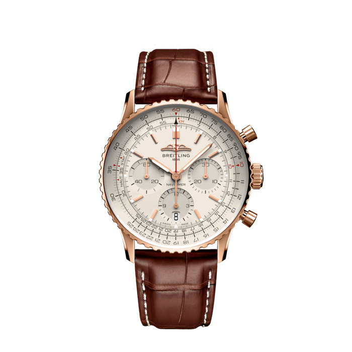 Breitling Navitimer B01 Chronograph 41 18k red gold Cream RB0139211G1P1