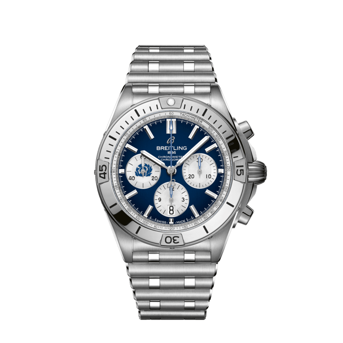 Breitling Chronomat B01 42 Six Nations Scotland Stainless steel Blue AB0134A51C1A1