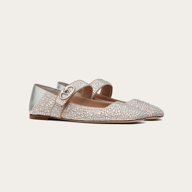 VALENTINO Patent leather Mary Jane ballet shoes
