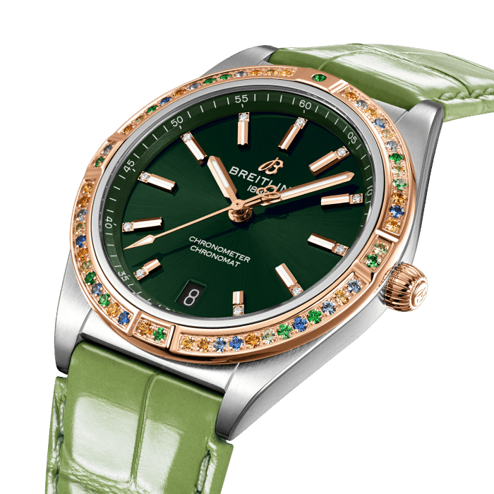 Breitling Chronomat Automatic 36 South Sea Stainless steel 18k red gold Green U10380611L1P1