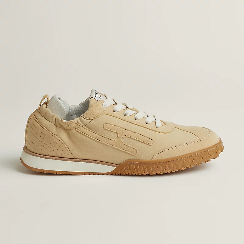 HERMES Jet Sneakers Yellow Sports Shoes