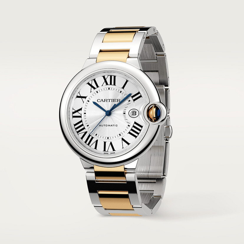 Ballon Bleu de Cartier watch 42mm yellow gold steel CRW2BB0022