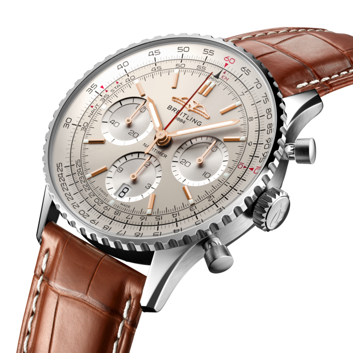 Breitling Navitimer B01 Chronograph 41 Stainless steel Cream AB0139211G1P1