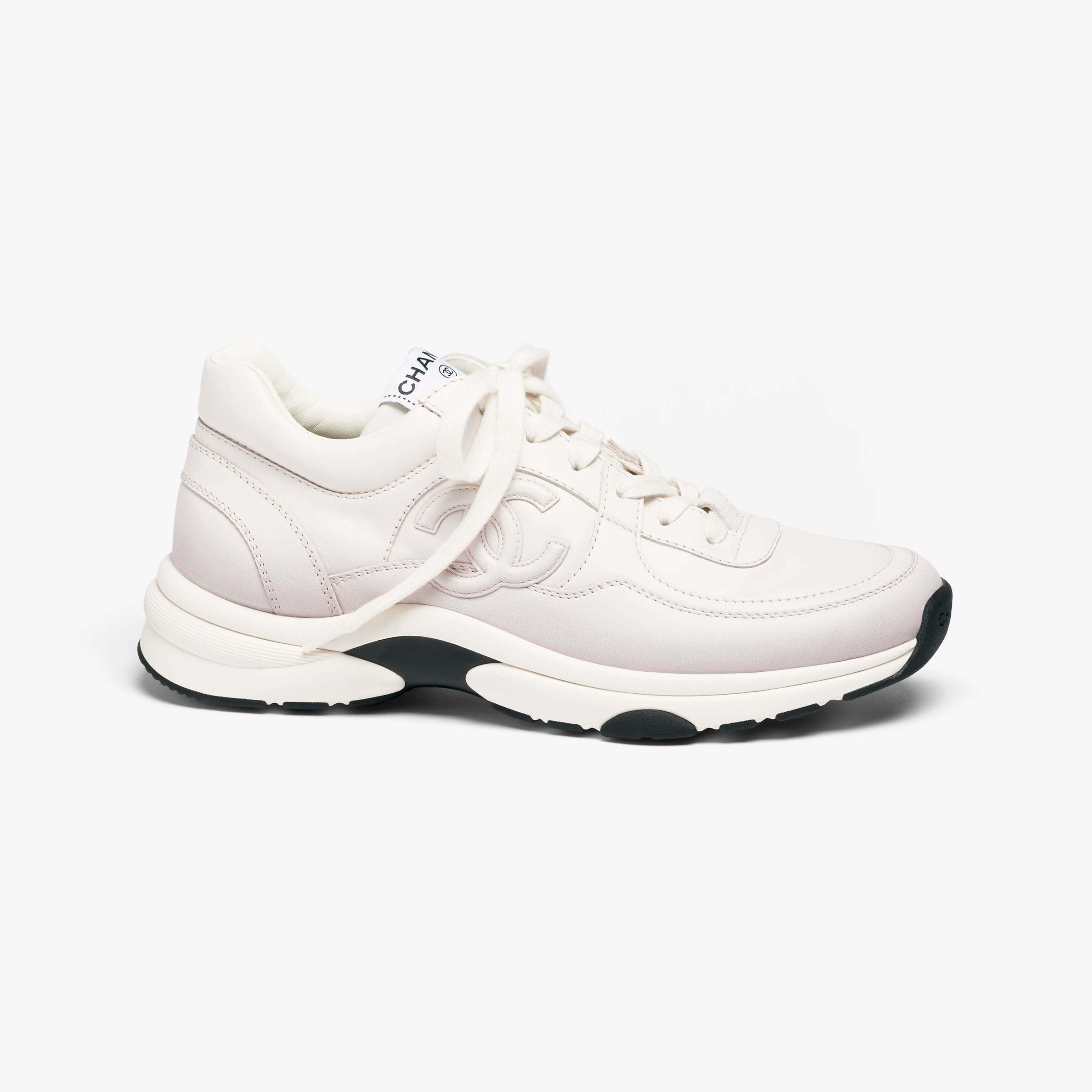 Chanel Calfskin printed in lavender Sneakers