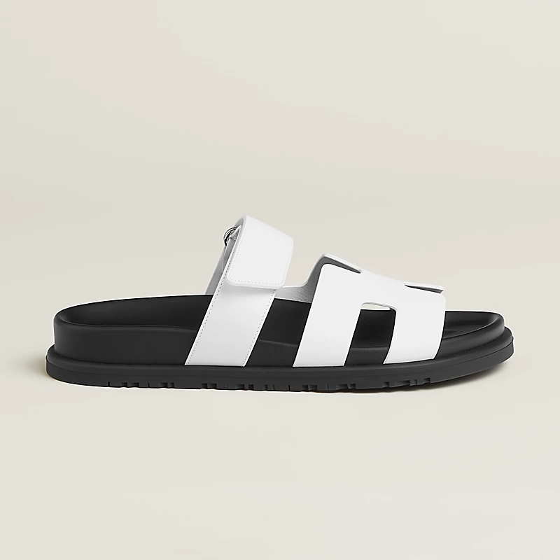 HERMES Chypre white Slippers