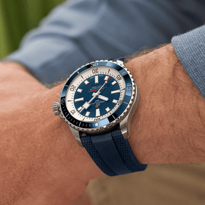 Breitling Superocean Automatic 42 Stainless steel Blue A17375E71C1S1