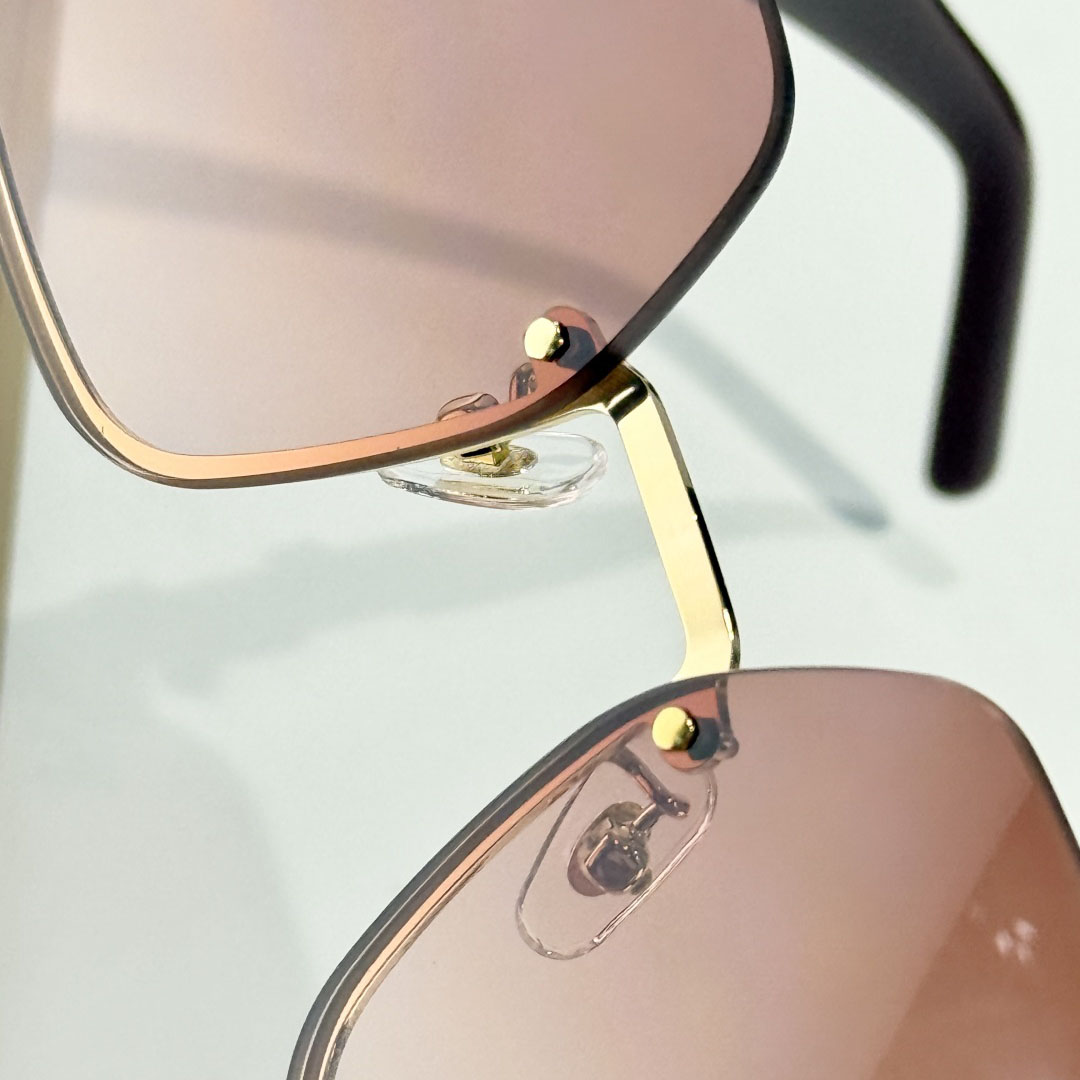 Hermès square frame glasses burgundy/green/teal/black gold/black/leopard brown/purple gold/rosy brown/leopard color Size 53口20-142