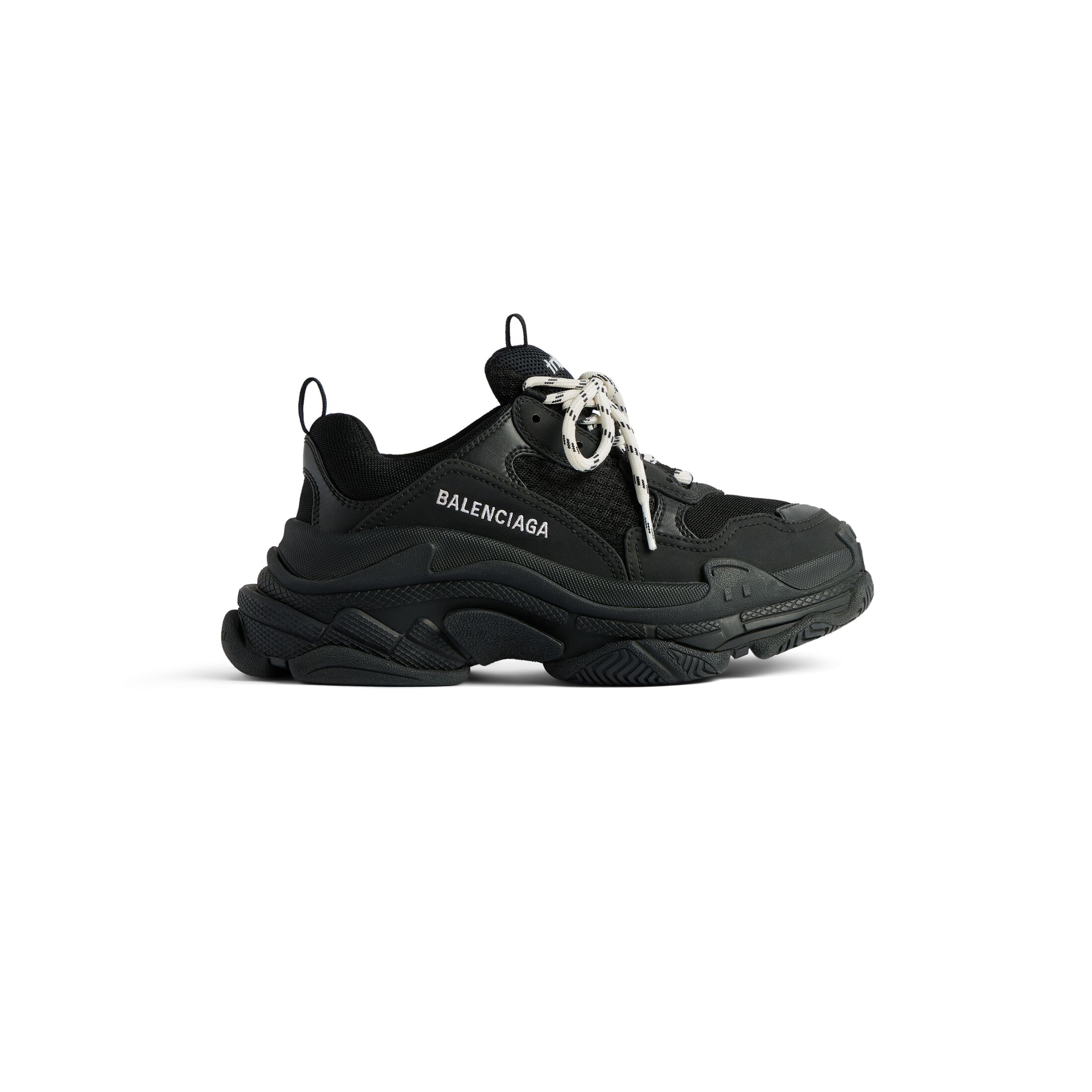 BALENCIAGA TRIPLE S Black Sneakers