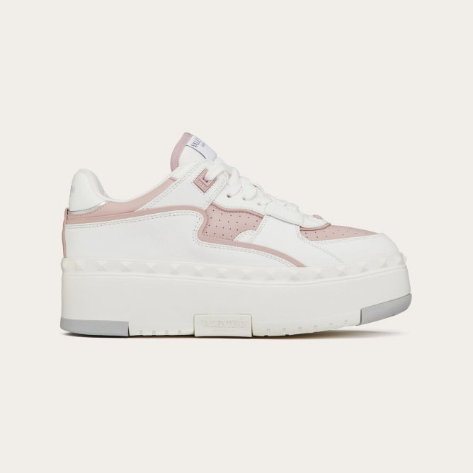 VALENTINO FREEDOTS XL Women's calf leather sneakers