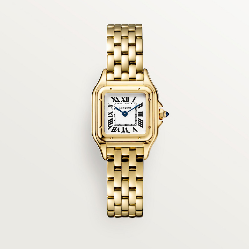 Panthère de Cartier watch Small model quartz movement yellow gold CRWGPN0038