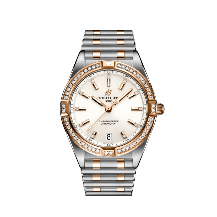 Breitling Chronomat 32 Stainless steel 18k red gold White U77310591A1U1