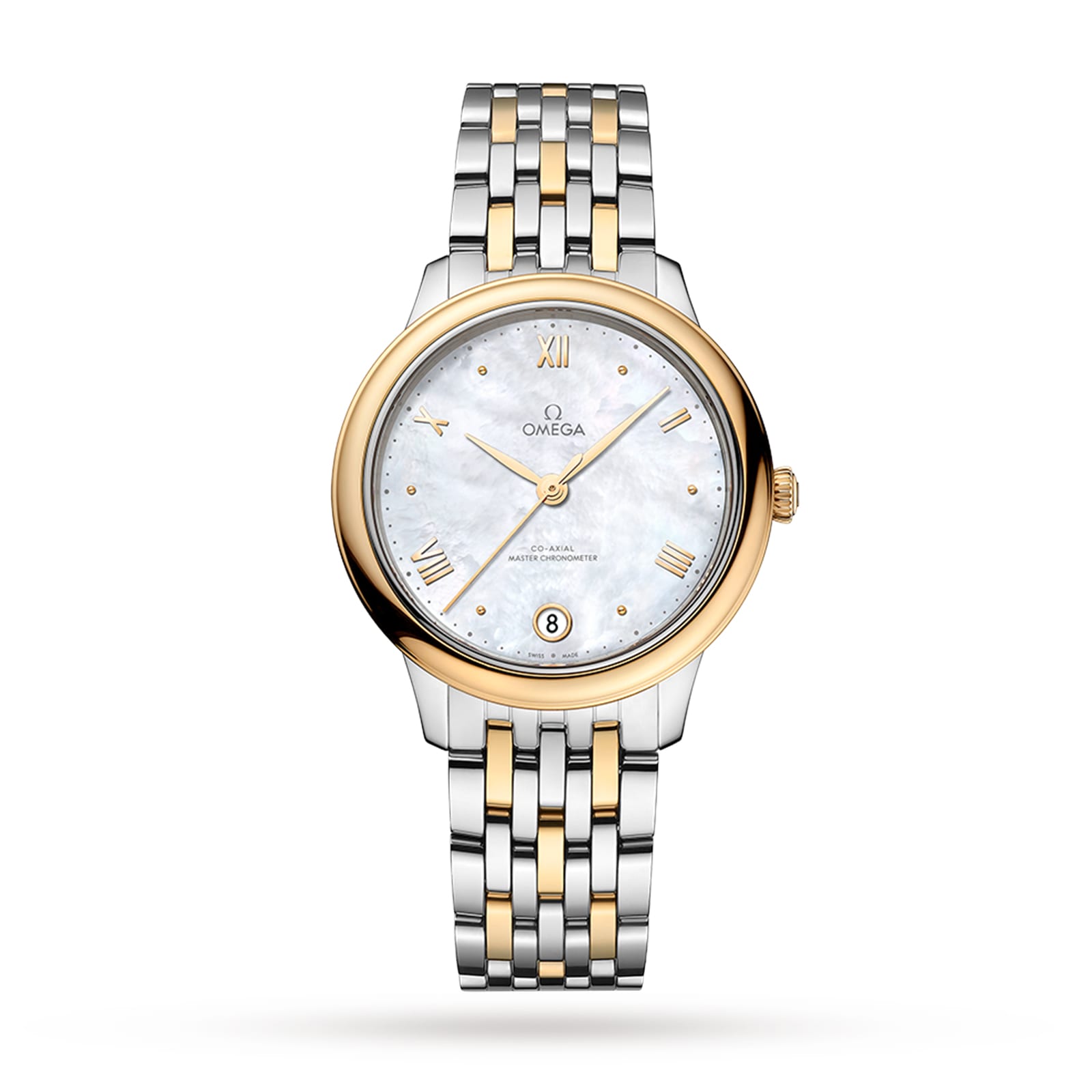 Omega De Ville Prestige Co Axial Master Chronometer 34mm Ladies Watch White O43420342005002