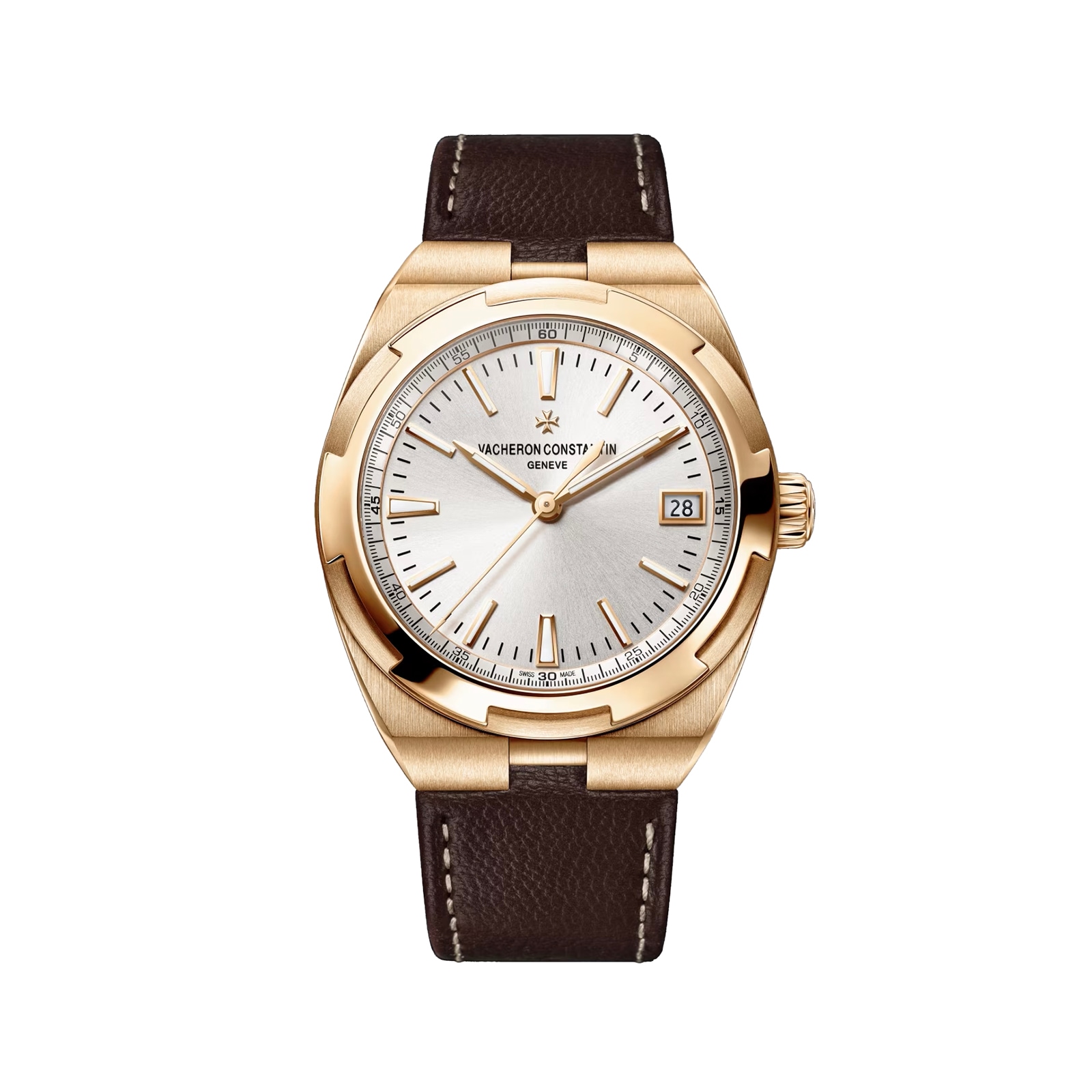 Vacheron Constantin Overseas 41mm Mens Watch Silver 4500V/000R B127