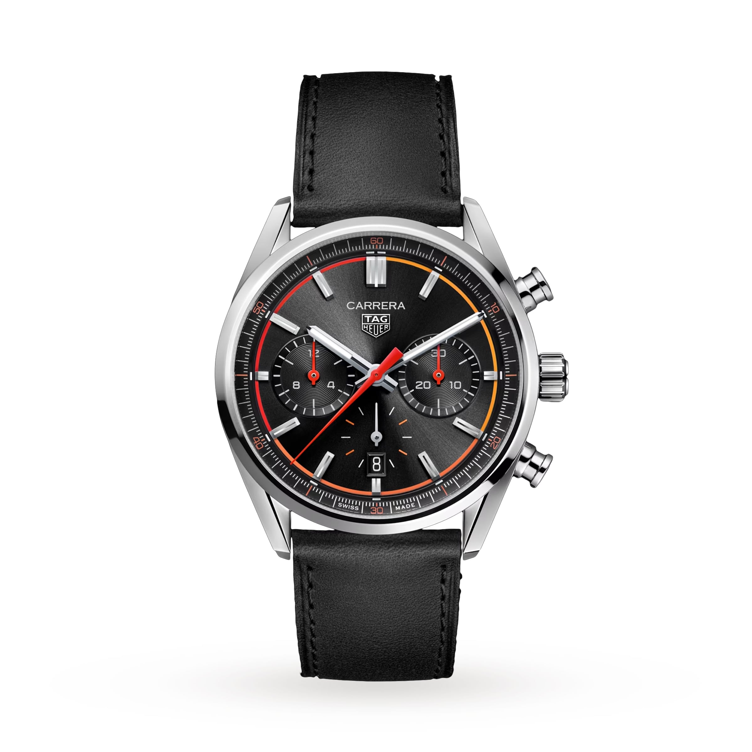 TAG Heuer Carrera Chronograph 42mm Mens Watch Black CBN201C.FC6542