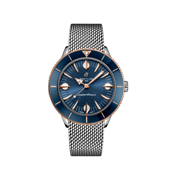 Breitling Superocean Heritage 57 Highlands Stainless steel 18k red gold Blue U10340161C1A1