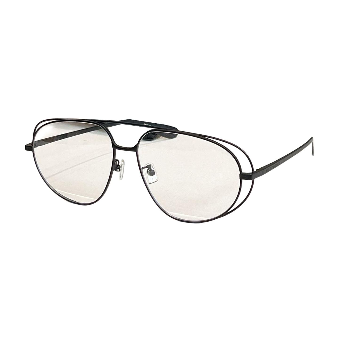 Bottega Veneta Pilot glasses black/silver/gold color Size 61口15-140
