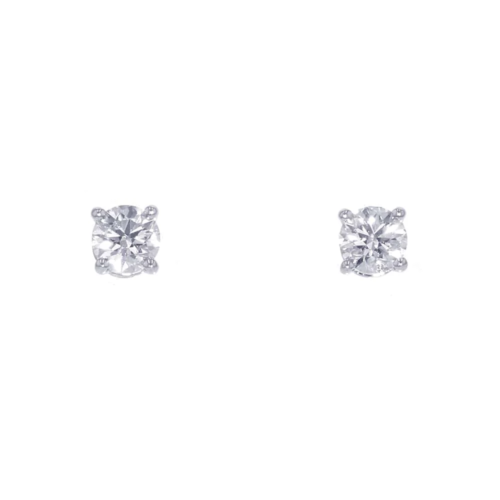 TIFFANY&Co. Solitaire Diamond Stud Earrings