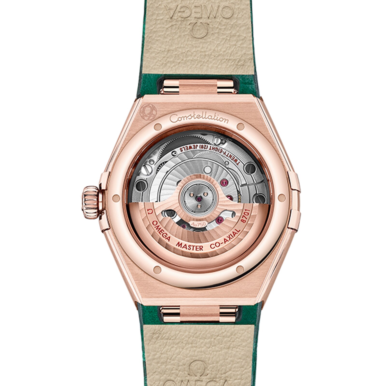 Omega Constellation Co Axial Master Chronometer 29mm Ladies Watch Green O13158292099004