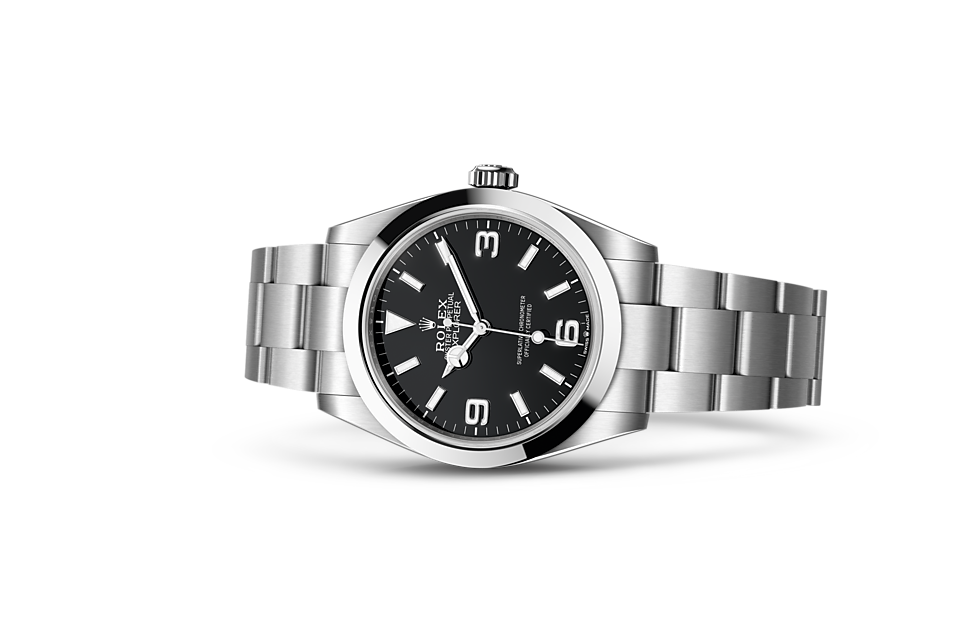 Rolex Explorer 40 Oyster 40 mm Oystersteel Black dial M224270-0001