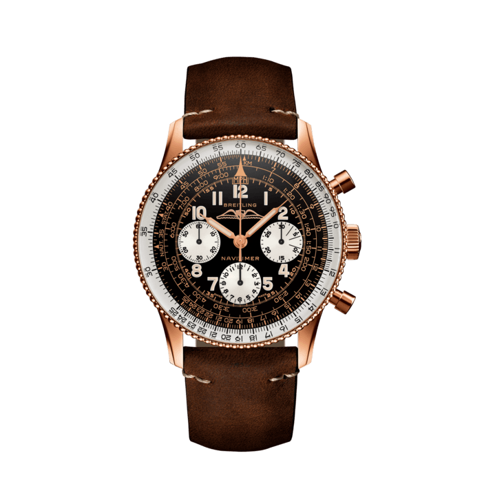 Breitling Navitimer 1959 Edition 18k red gold Black RB0910371B1X1