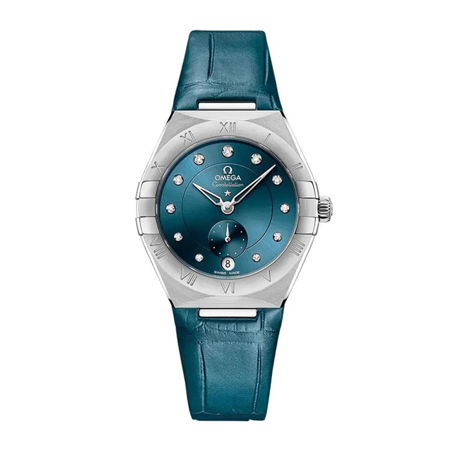 Omega Constellation 34mm Ladies Watch Blue O13113342053001