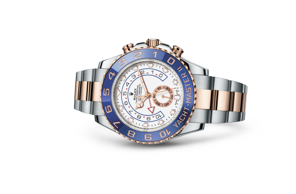 Rolex Yacht-Master II Oyster 44 mm Oystersteel and Everose gold White dial M116681-0002