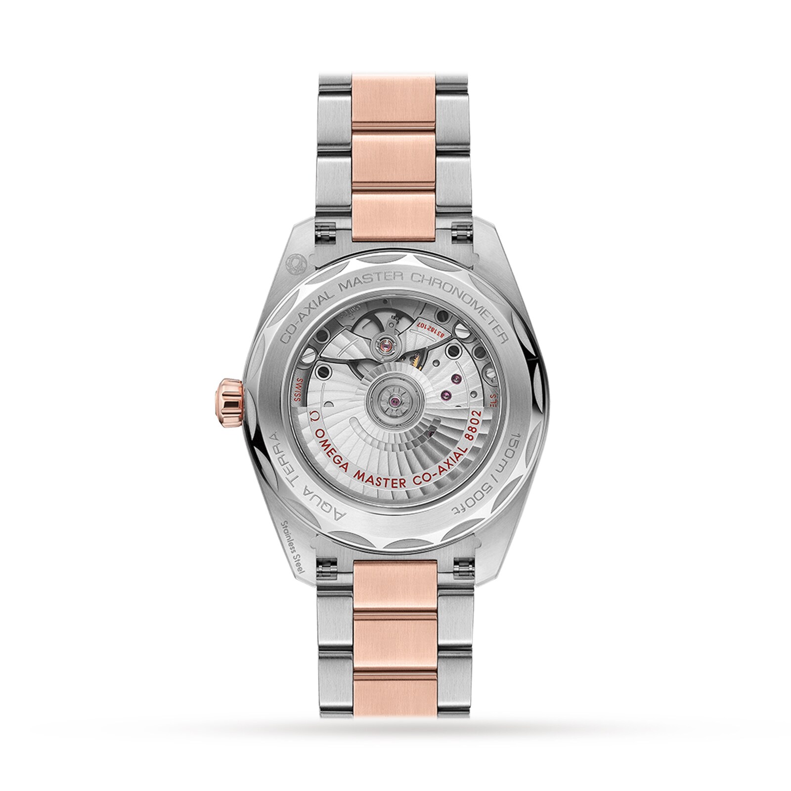 Omega Seamaster Aqua Terra Two Tone 38mm Ladies Watch O22020382055002