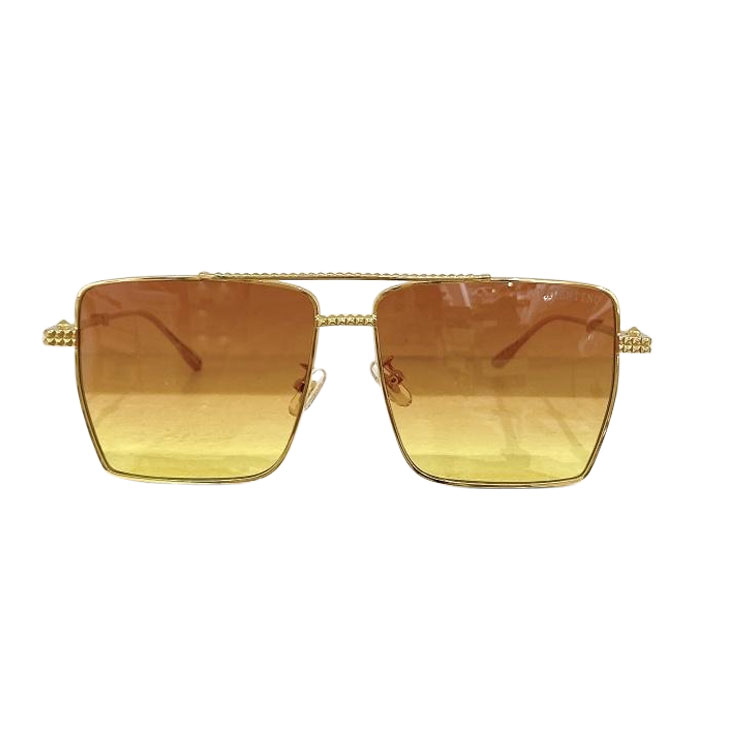 Valentino Pilot glasses gold/blue/gun black/eggplant/purple/brown/black color Size 59口14-145