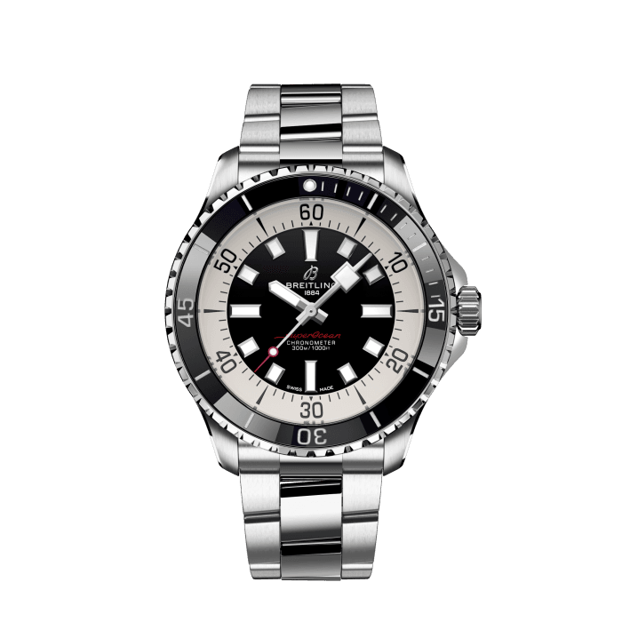 Breitling Superocean Automatic 44 Stainless steel Black A17376211B1A1