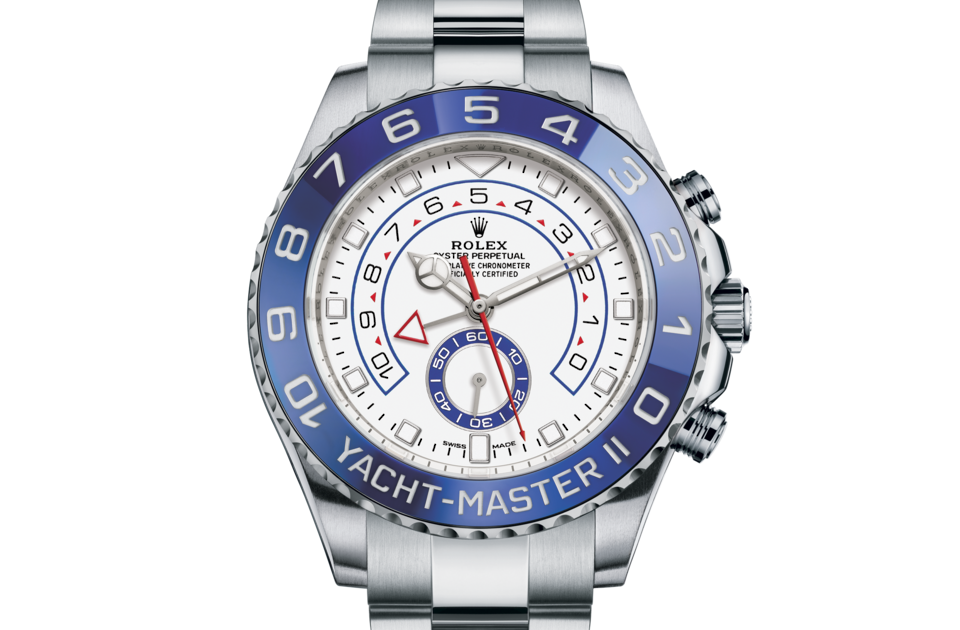Rolex Yacht-Master II Oyster 44 mm Oystersteel White dial M116680-0002