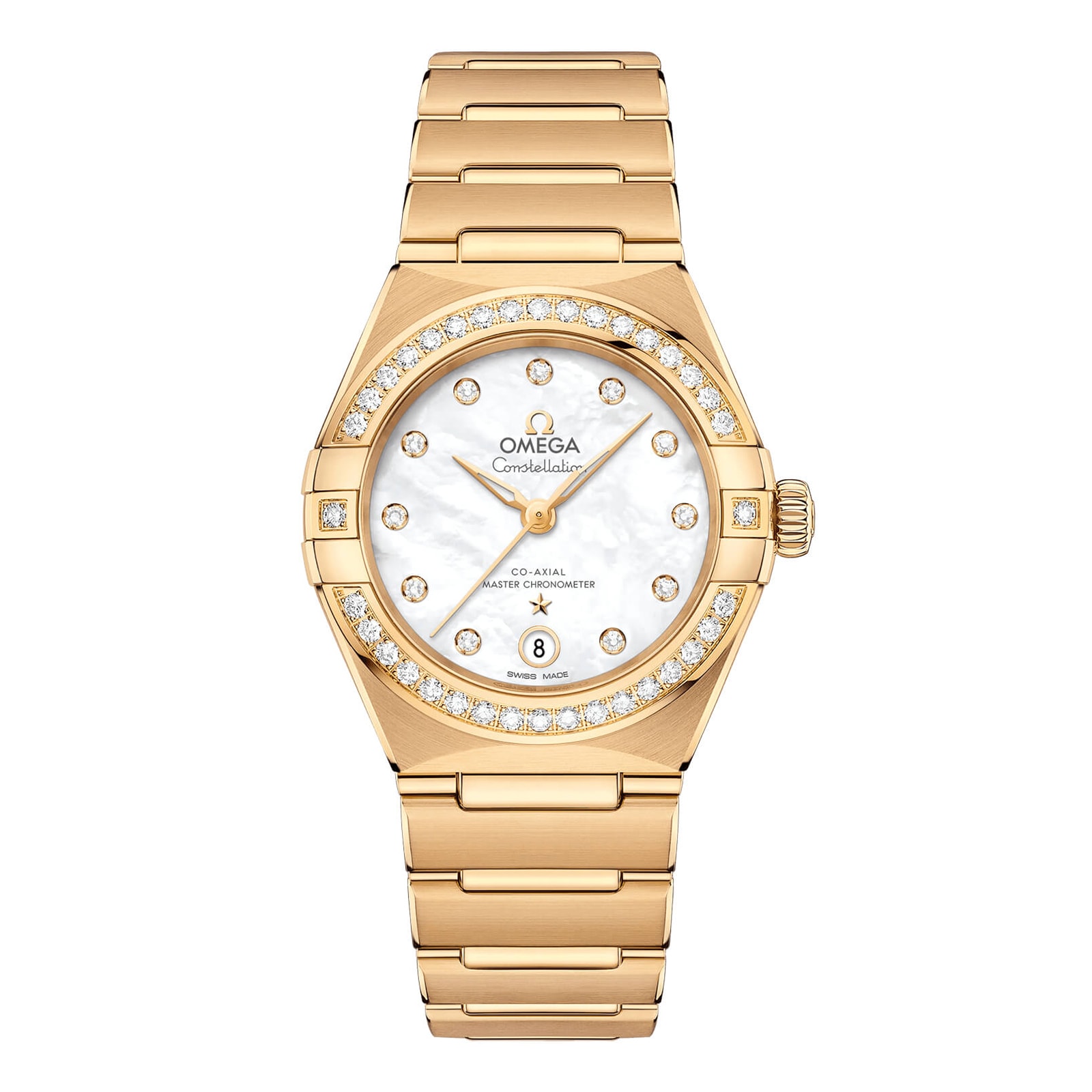 Omega Constellation 29mm Ladies Watch Mother Of Pearl O13155292055002