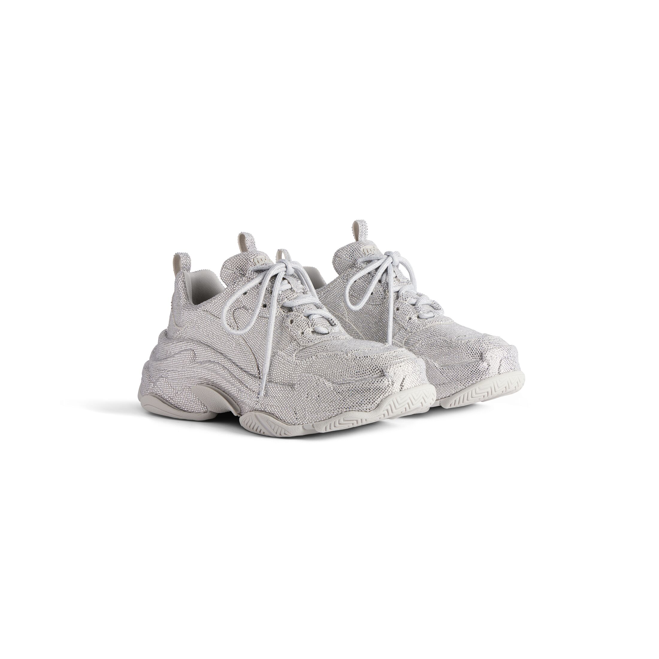 BALENCIAGA TRIPLE S Rhinestone sneakers