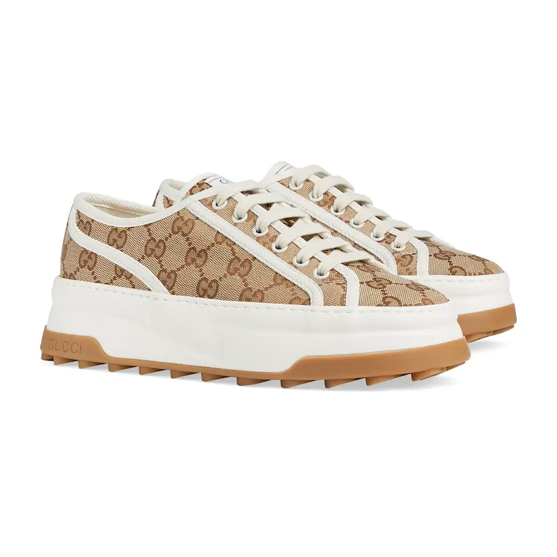 Gucci GG printed embossed sports shoes Sneakers