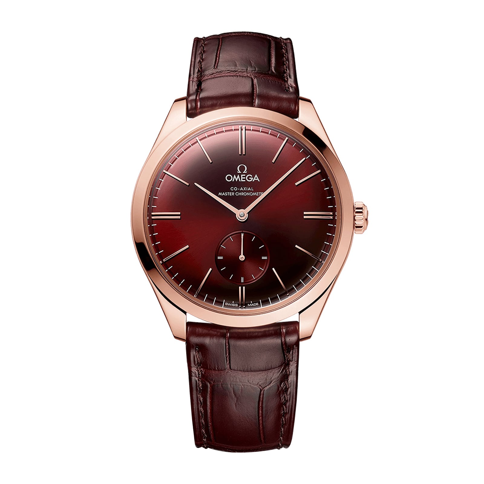 Omega De Ville Tresor 40mm Mens Watch Red O43553402111002