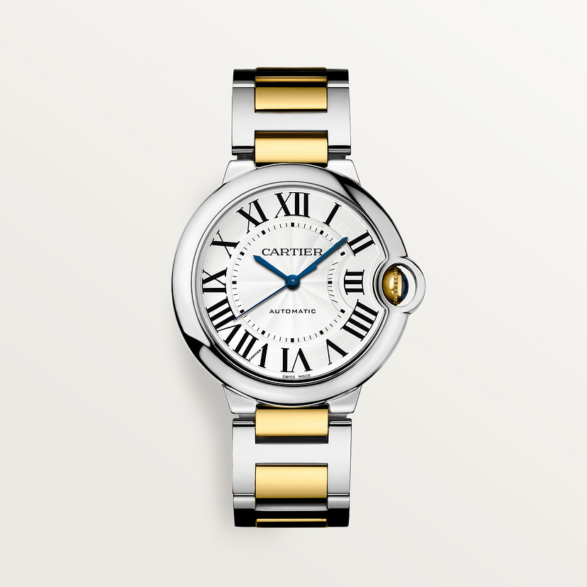 Ballon Bleu de Cartier watch 36mm yellow gold steel CRW2BB0012