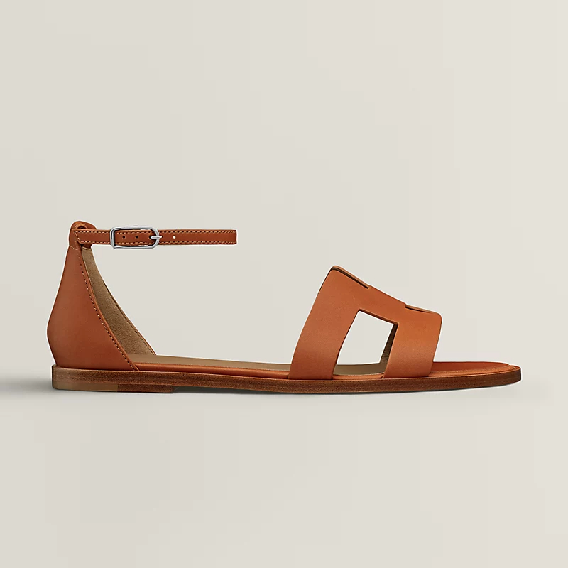 HERMES Santorini brown Sandal