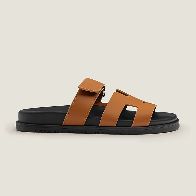 HERMES Chypre Brown Slippers