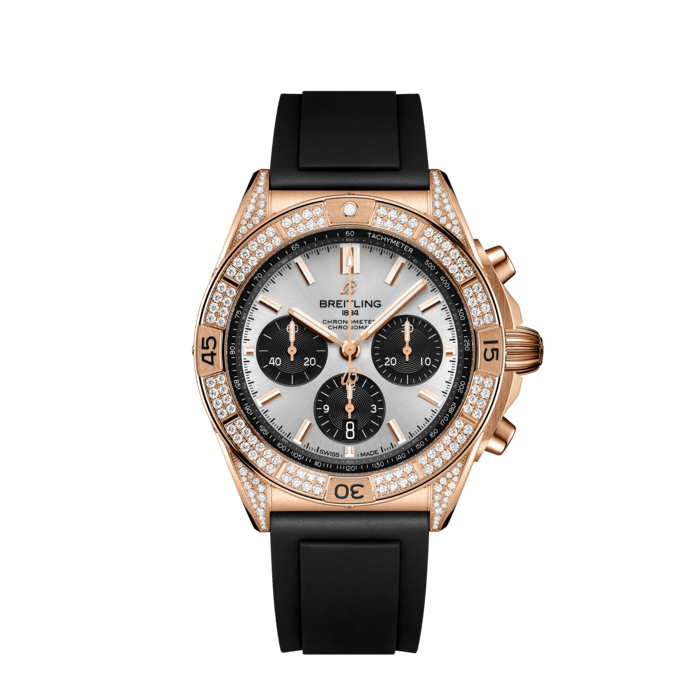 Breitling Chronomat B01 42 18k red gold Cream RB0134721G1S1
