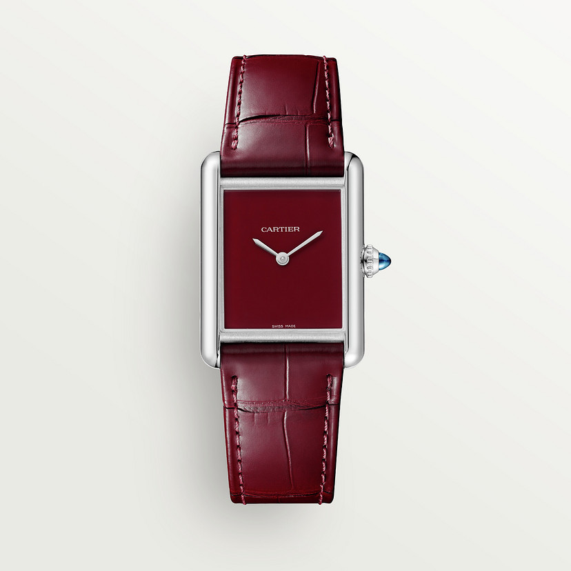 Tank Must watch Large model quartz movement steel leather CRWSTA0054