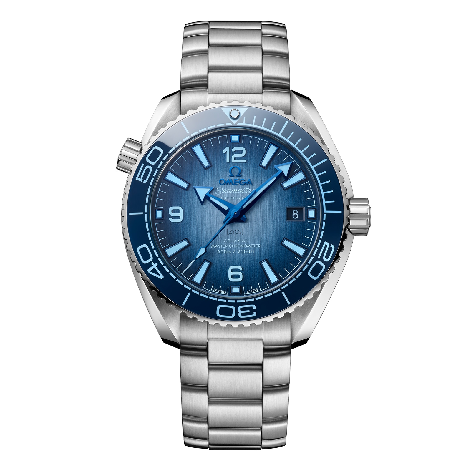 Omega Seamaster Planet Ocean 600M Co Axial Master Chronometer 39.5mm Summer Blue O21530402003002