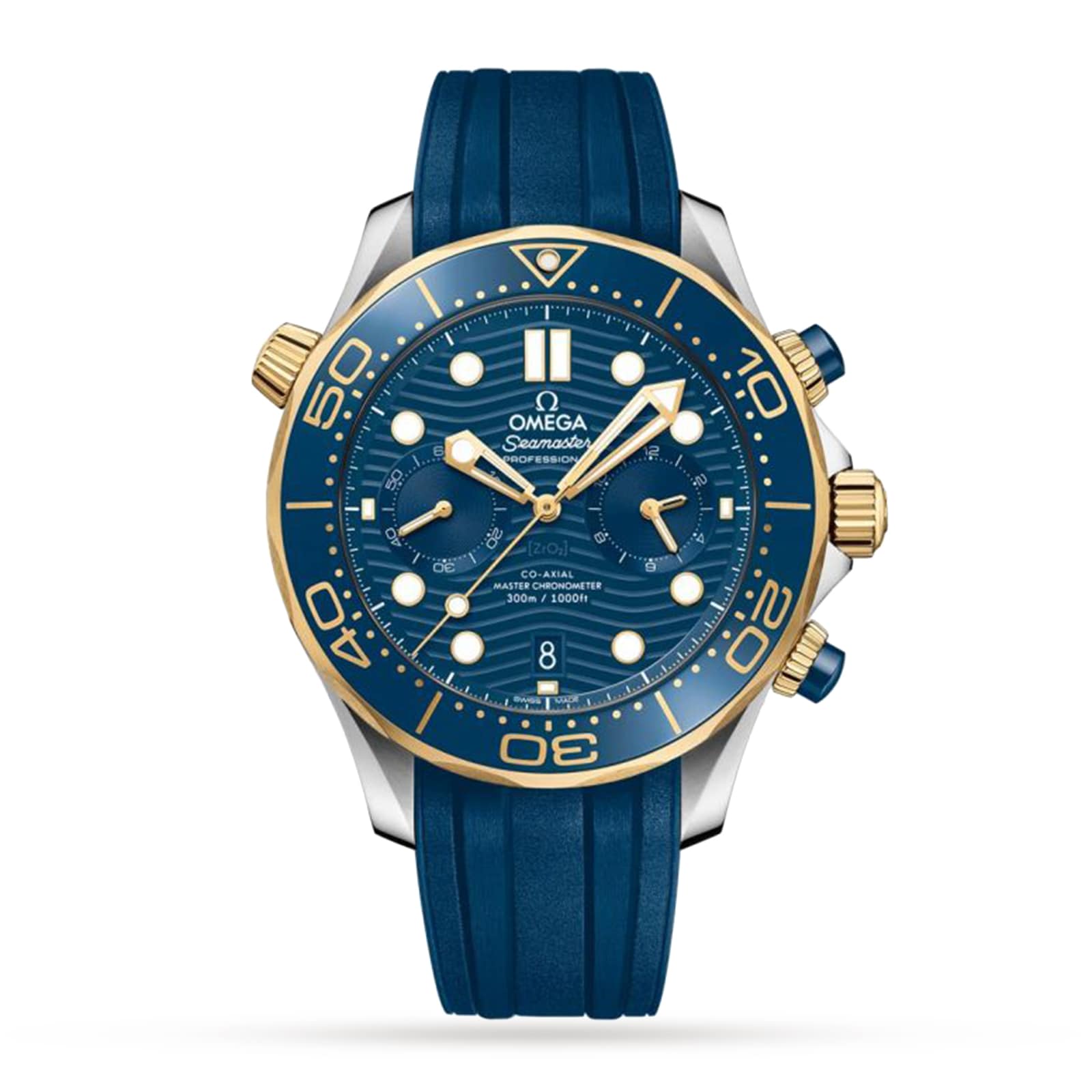 Omega Seamaster Diver Co Axial Chronograph 44mm Mens Watch O21022445103001