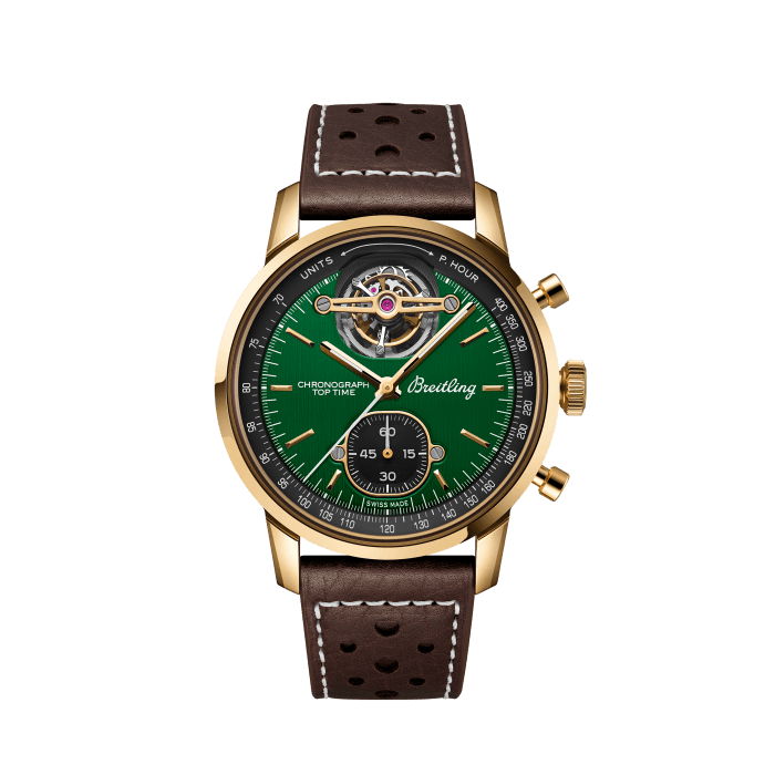 Breitling Top Time B21 Ford Mustang Bronze Green NB21251A1L1X1