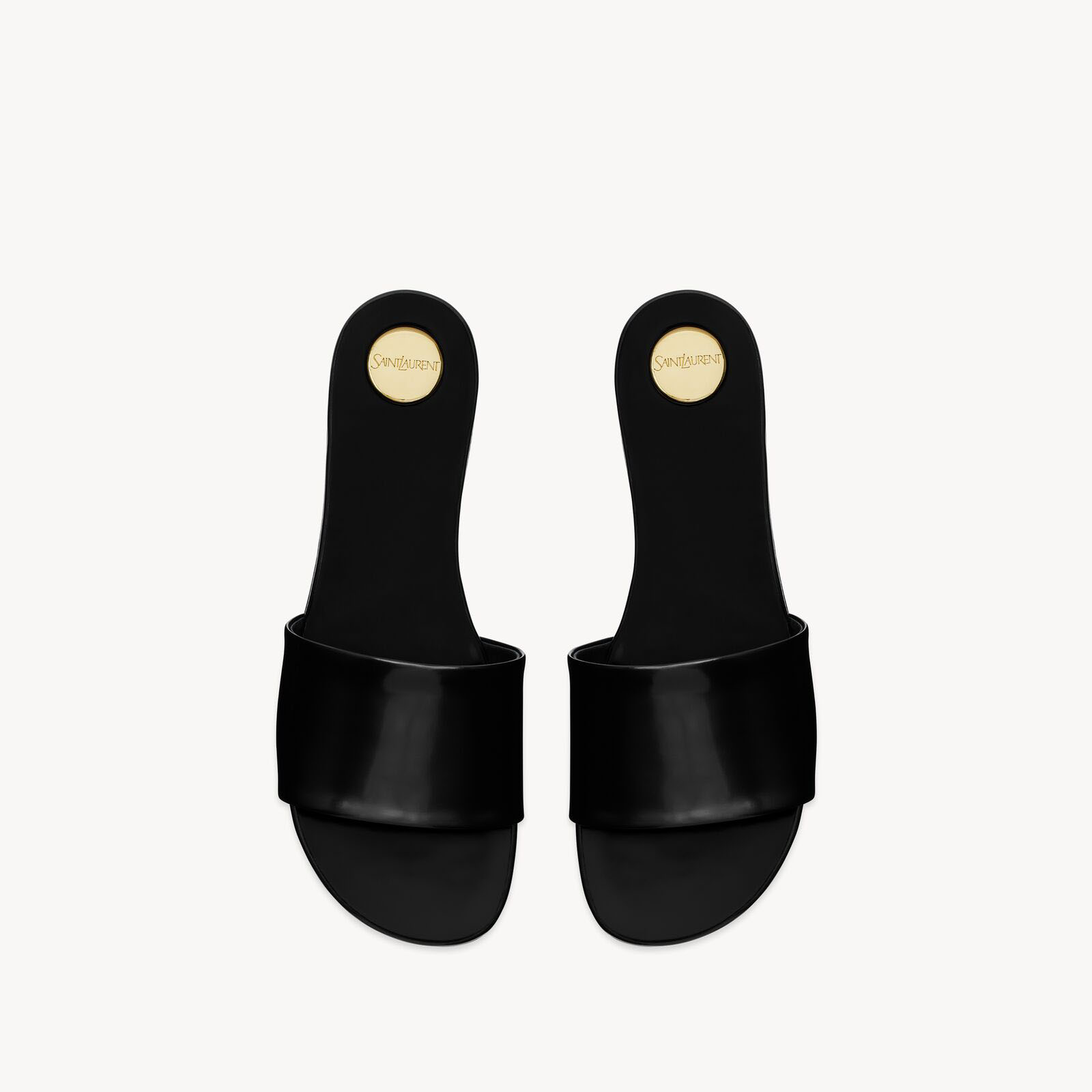 Yves Saint Laurent leather sandals slippers