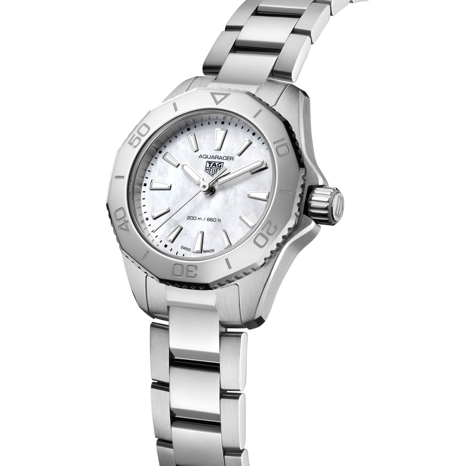 TAG Heuer Aquaracer Professional 200 30mm Ladies Watch Mother Of Pearl WBP1418.BA0622