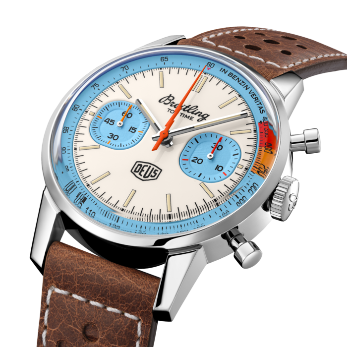 Breitling Top Time Deus Stainless steel White A233112A1A1X1