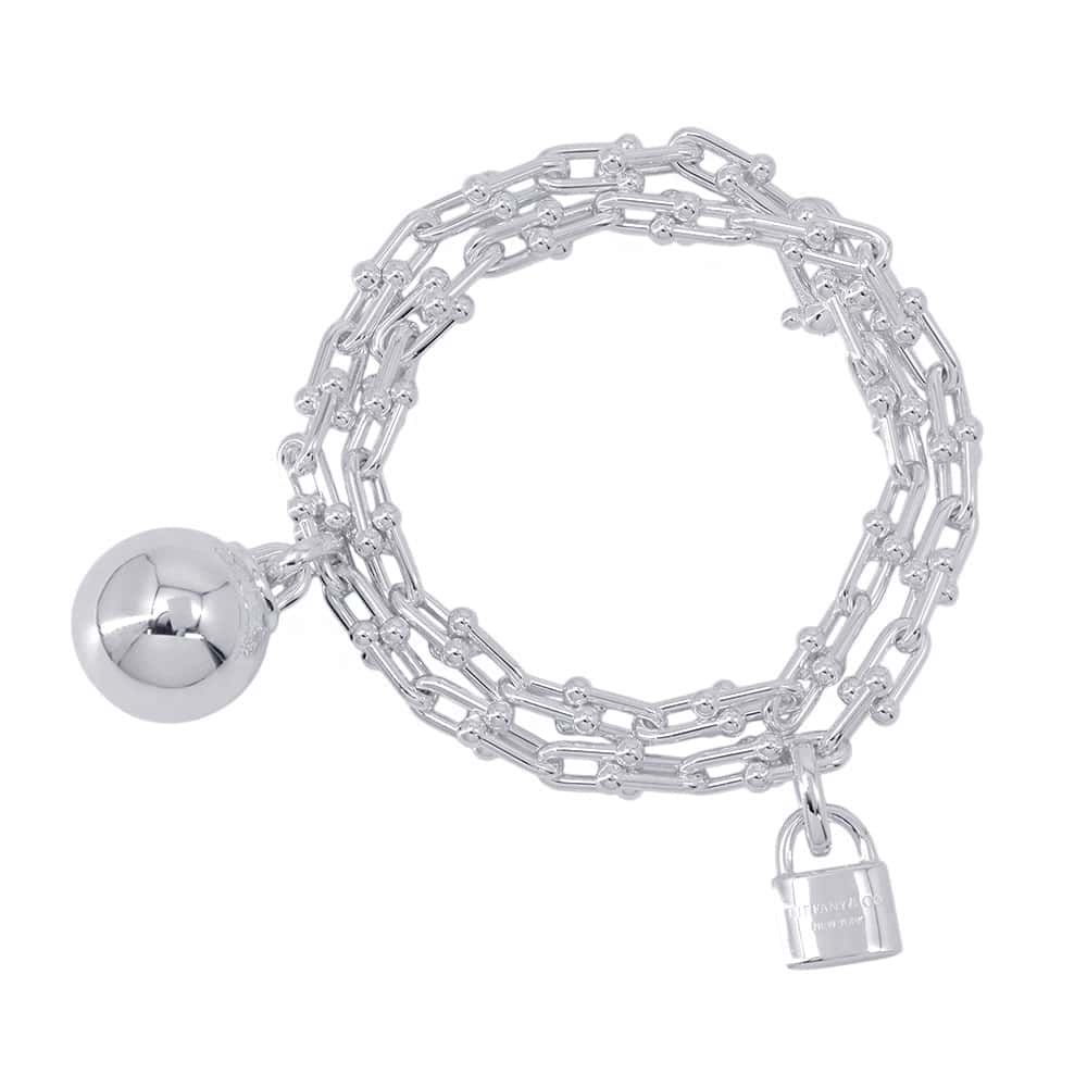 TIFFANY&Co. Hardware Small Wrap Bracelet