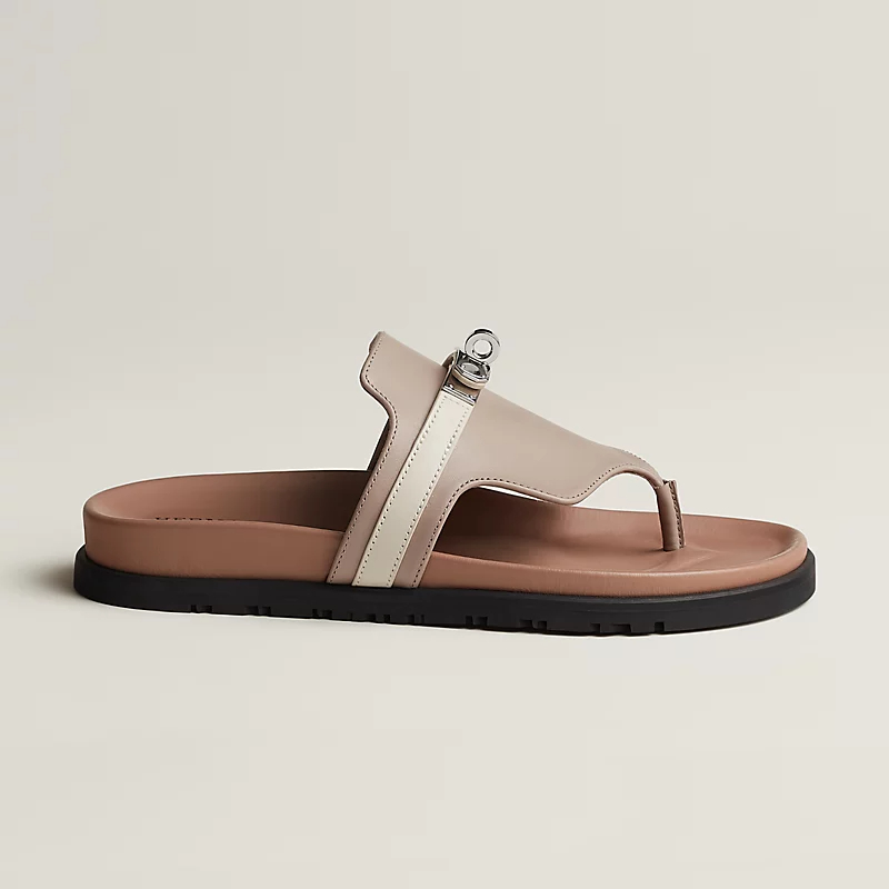 HERMES Empire pink Slippers