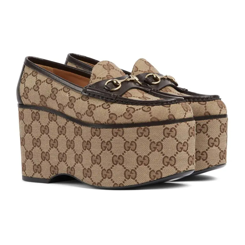 Gucci thick bottom loafers